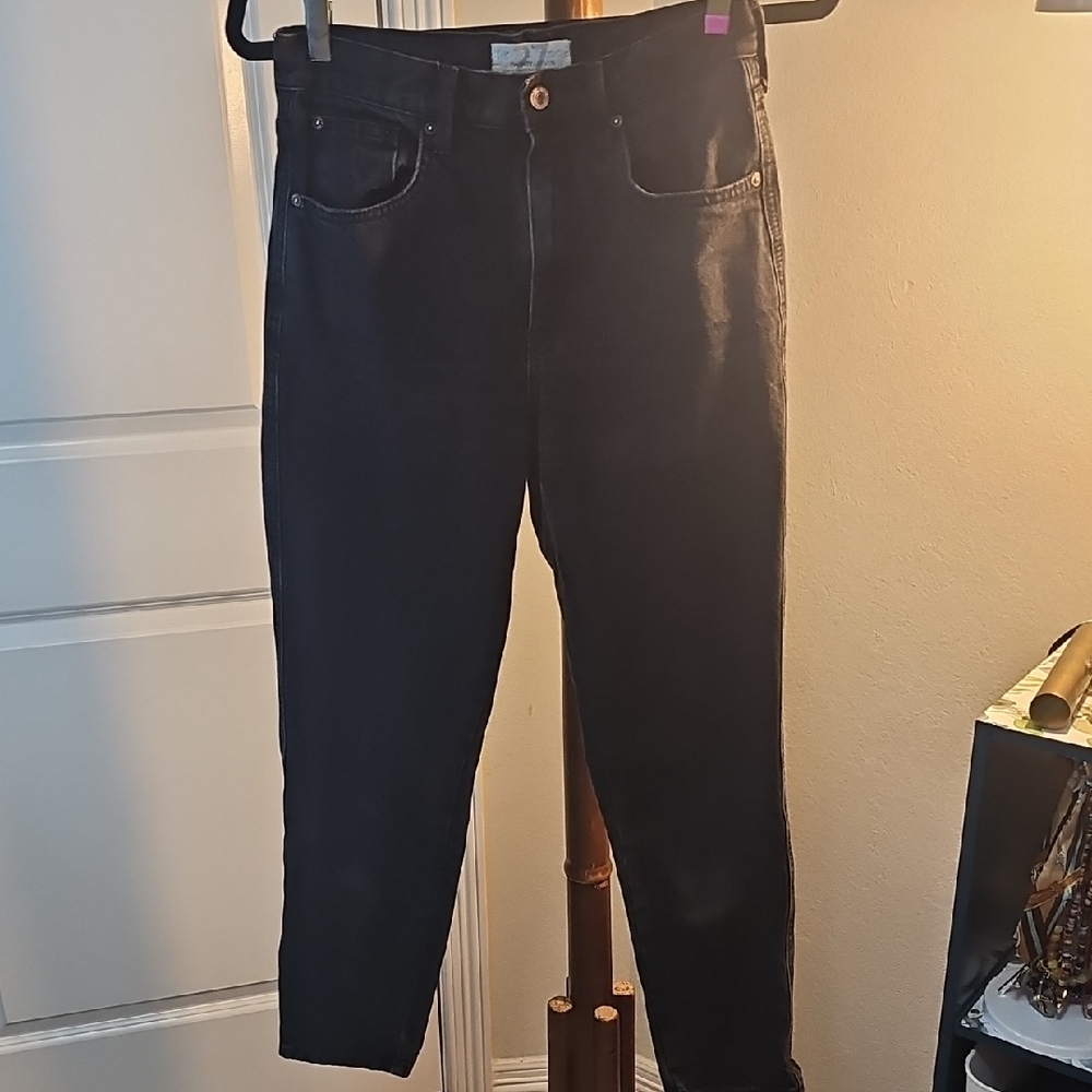 Free People Black Ankle Jeans - Picture 1 of 12